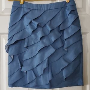 Ruffle front skirt